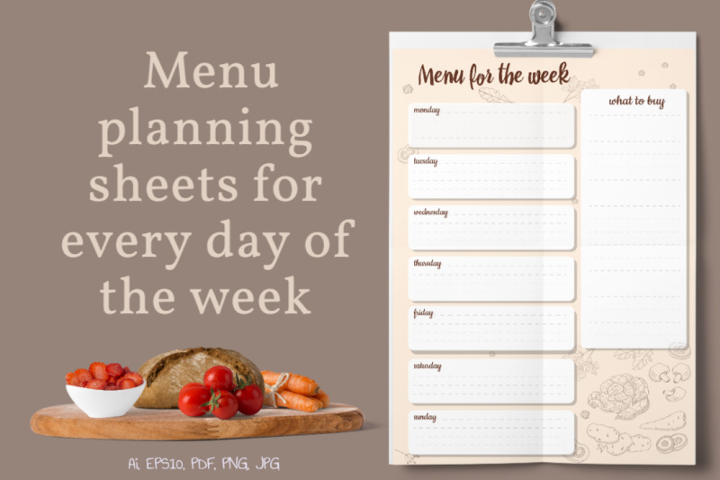 menu-planning-sheets-for-every-day-of-the-week