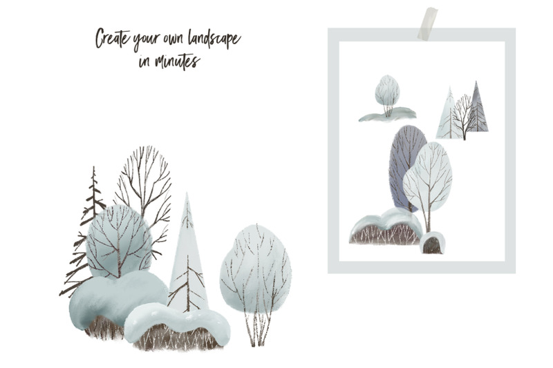 mountains-amp-winter-landscape-clipart