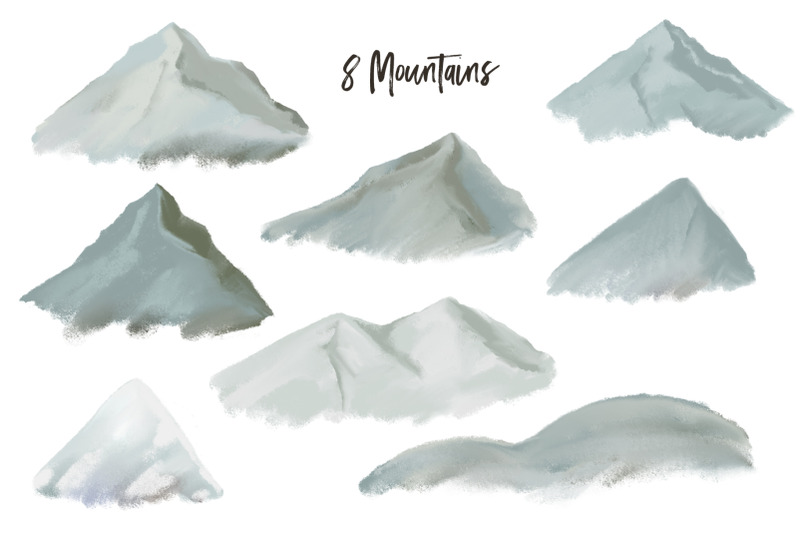mountains-amp-winter-landscape-clipart