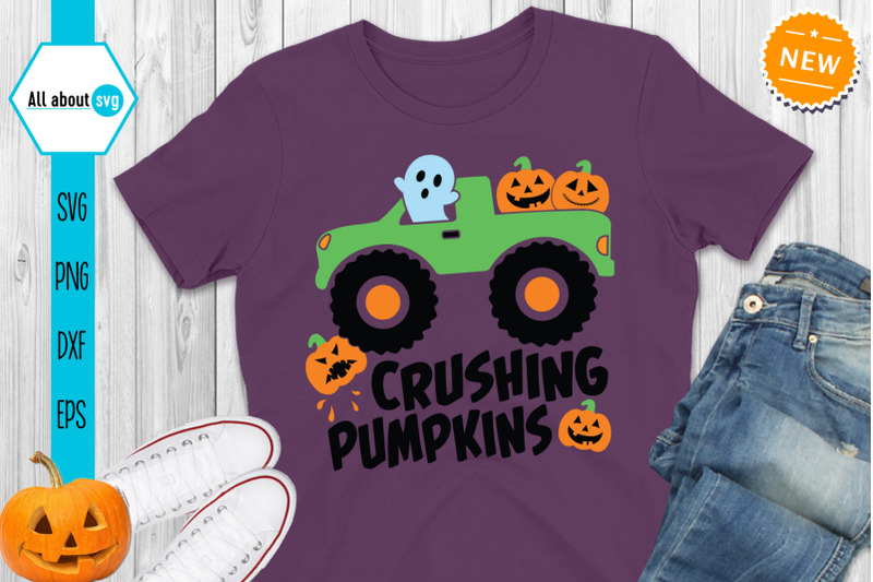 crushing-pumpkins-svg-halloween-truck-svg