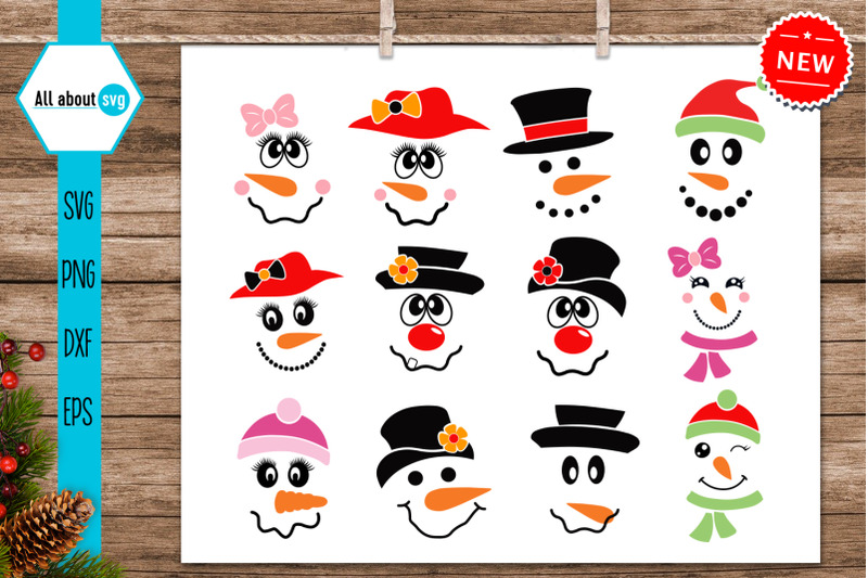snowman-faces-bundle