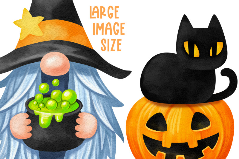 halloween-gnome-clipart-watercolor-gnomes-sublimation-bundle-witch-png