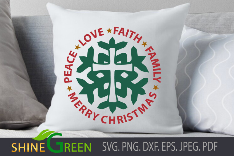 christmas-svg-snowflake-jesus-peace-love-faith-family-svg-cut-file