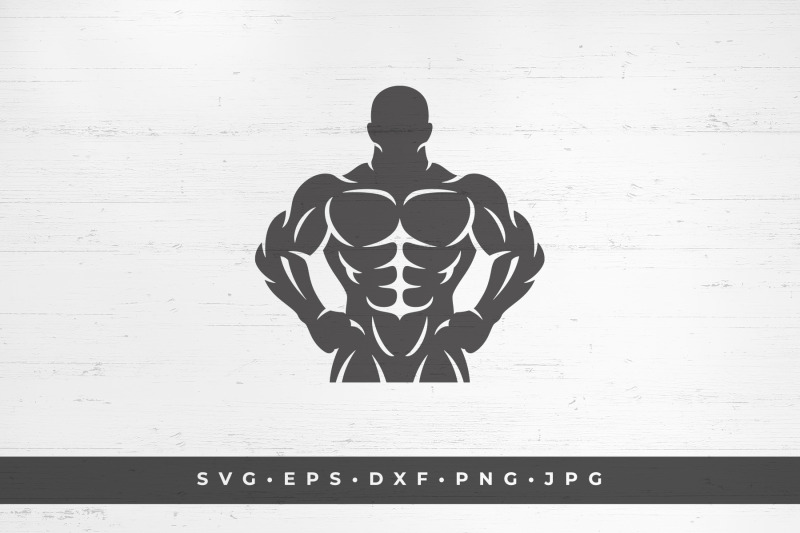 bodybuilder-male-silhouette-isolated-on-white-background-vector-illust