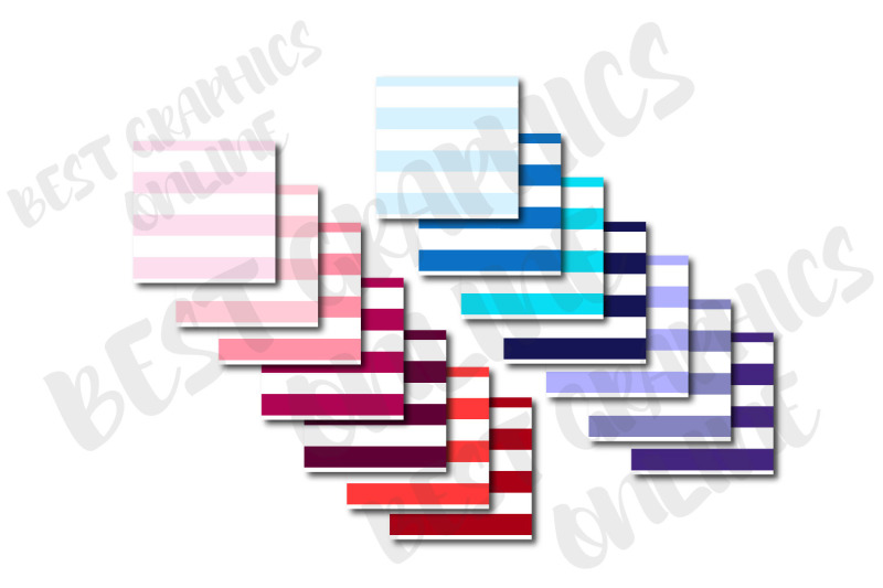 100-horizontal-stripes-digital-paper-set