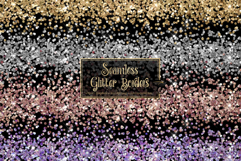 seamless-glitter-borders-clipart