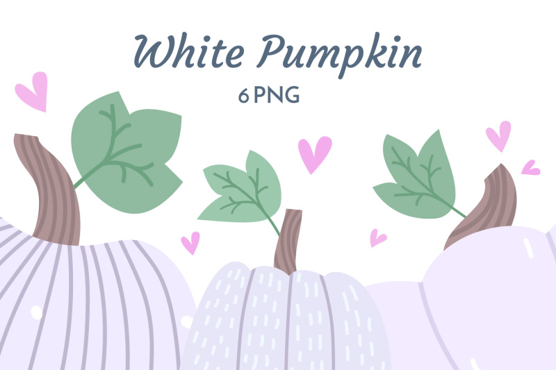 white-pumpkin-clipart