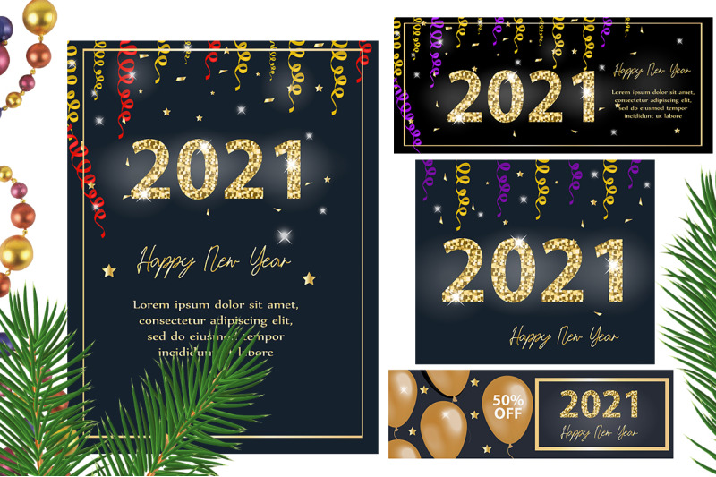 happy-new-year-2021-set-template