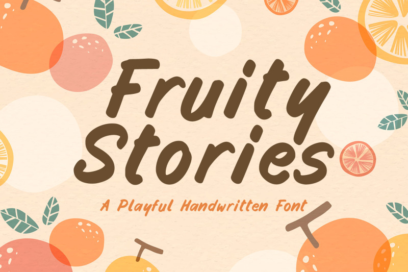fruity-stories-funny-handwritten-font