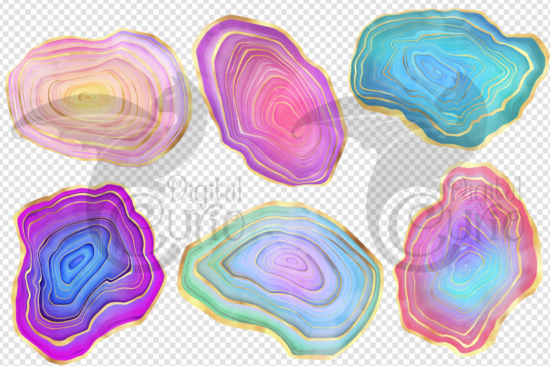 watercolor-agate-clip-art