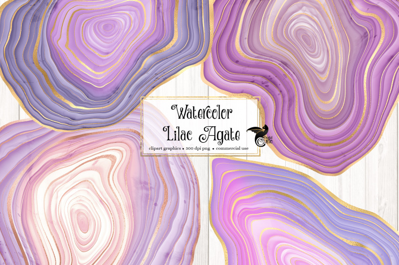 watercolor-lilac-agate-clip-art