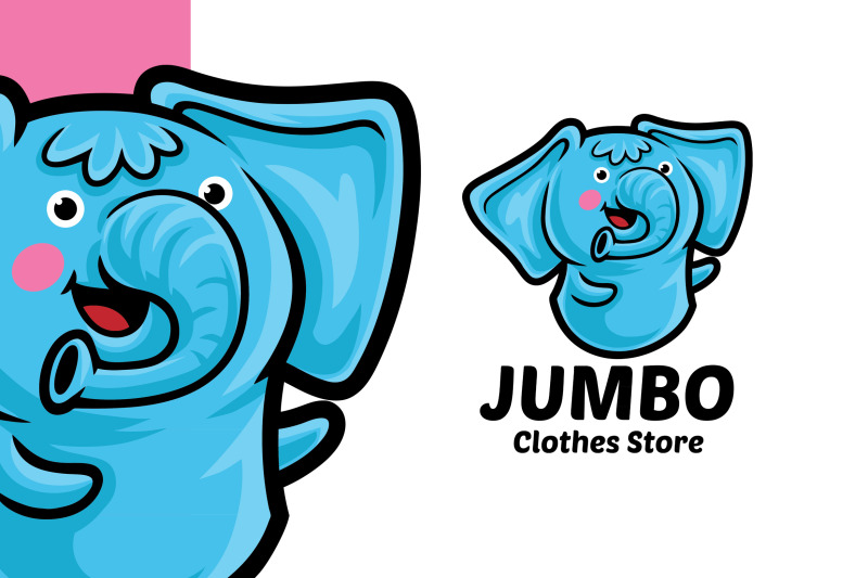 elephant-clothes-store-logo-template