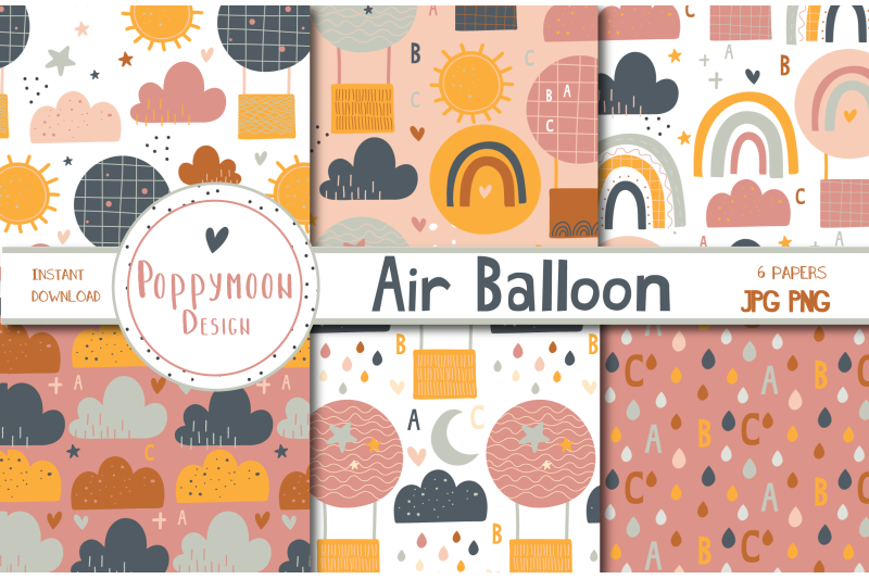 air-balloons-paper-set