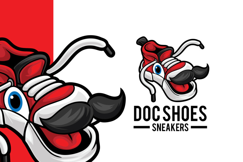 sneaker-shop-mascot-logo-template