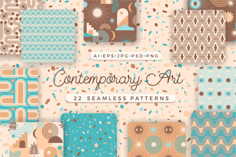 contemporary-art-seamless-patterns