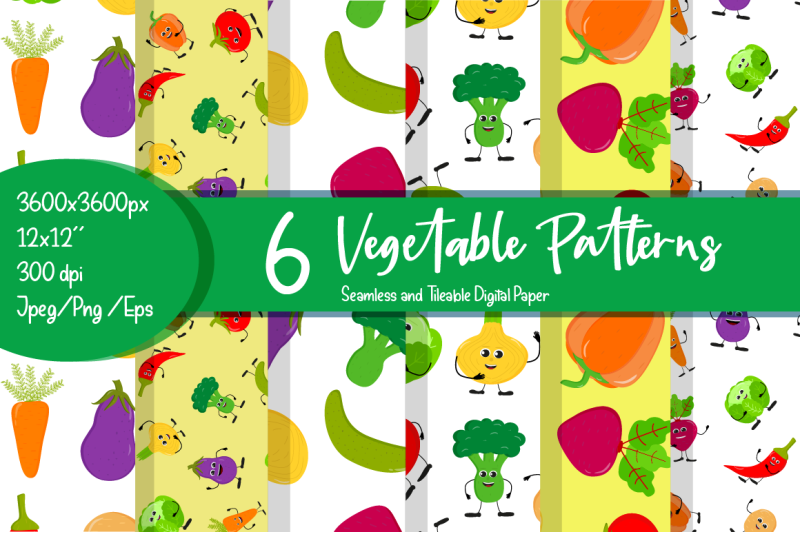 vegetable-patterns-vegetable-digital-paper