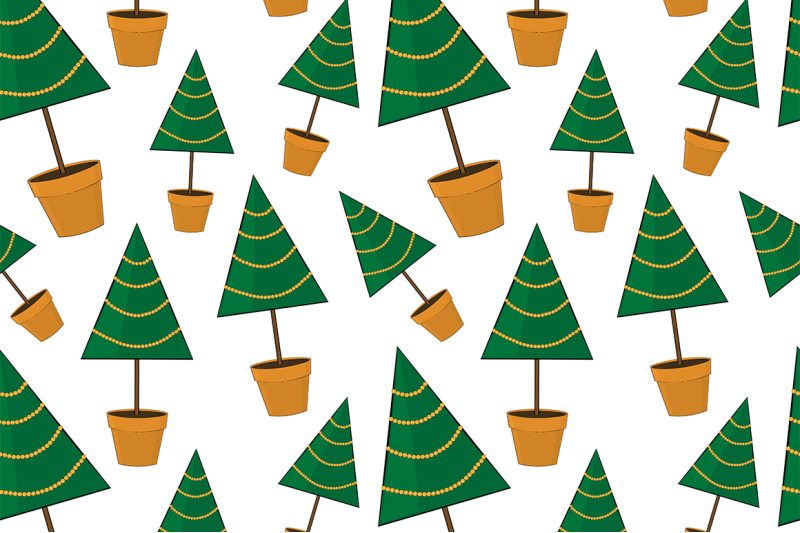 seamless-patterns-christmas-trees-vector-christmas-trees-svg