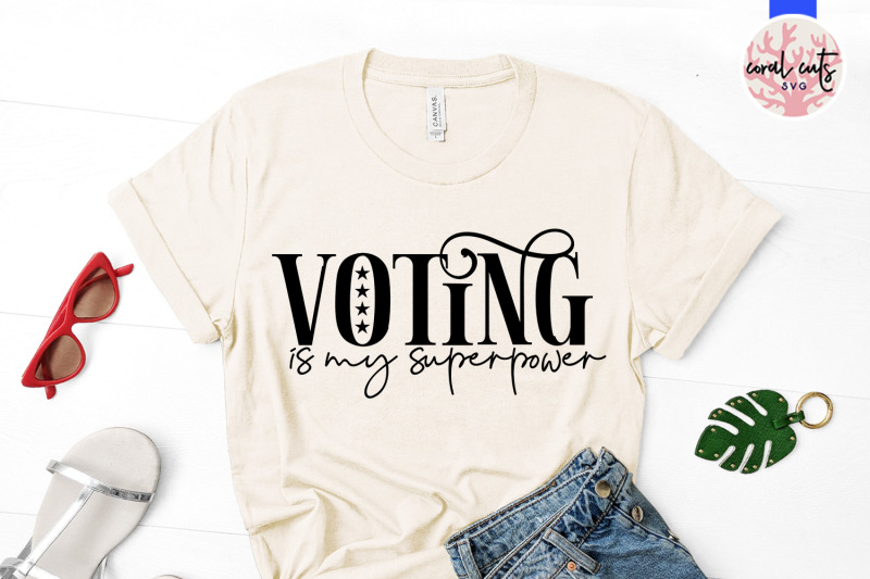 voting-is-my-superpower-us-election-svg-eps-dxf-png