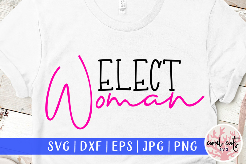 elect-woman-us-election-svg-eps-dxf-png