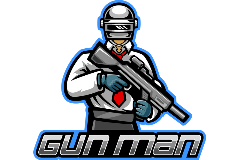 gunner-esport-mascot-logo-design