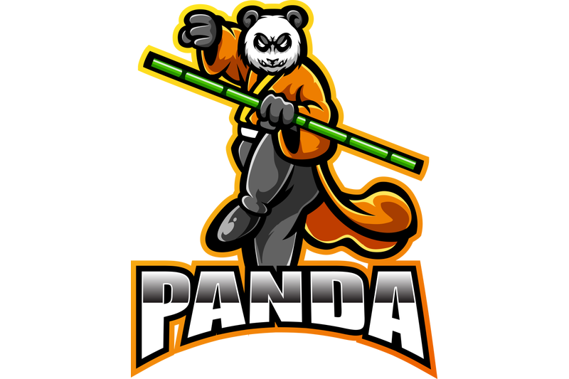 panda-esport-mascot-logo-design