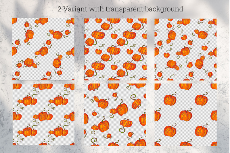 pumpkins-seamless-patterns