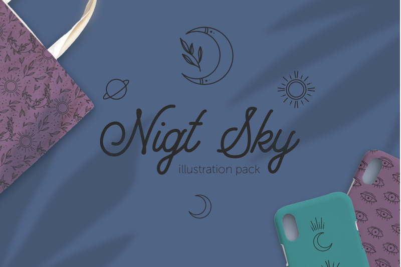 night-sky-vector-illustrations