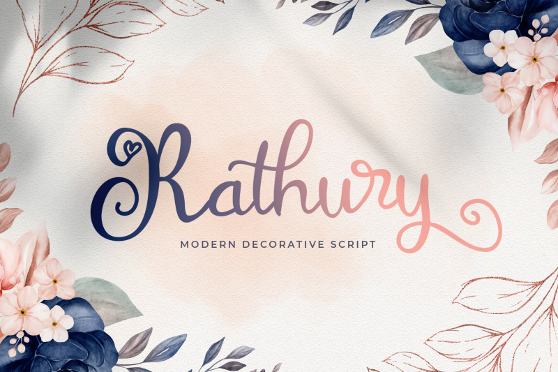rathury-modern-decorative-script-font