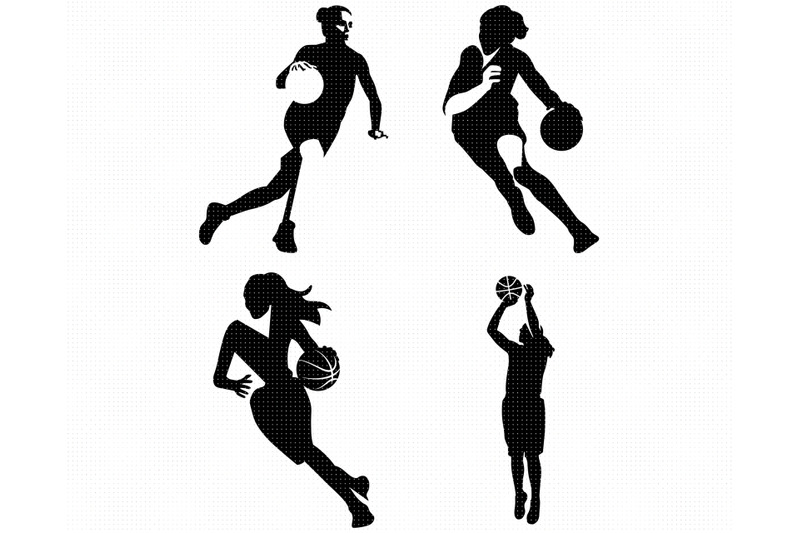 female-basketball-players-svg-png-dxf-clipart-eps-vector