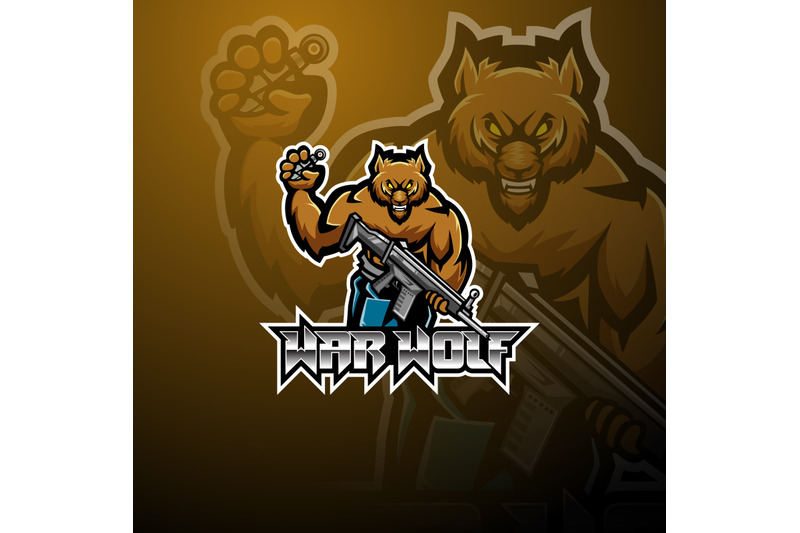 war-wolf-esport-mascot-logo-design