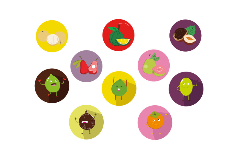 fruits-cartoon-icon-vector-bundle