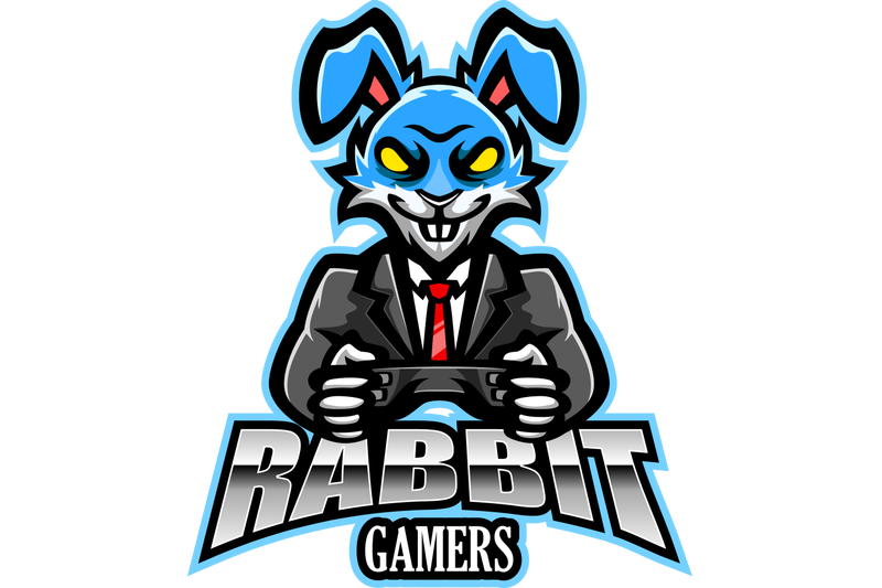 rabbit-esport-mascot-logo-design