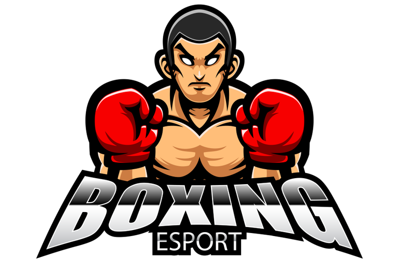 boxing-esport-mascot-logo-design