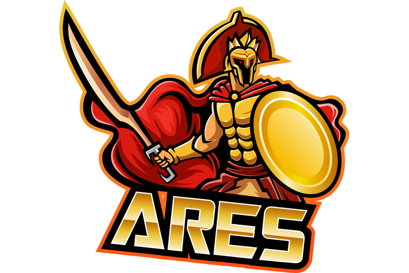 ares-esport-mascot-logo-design