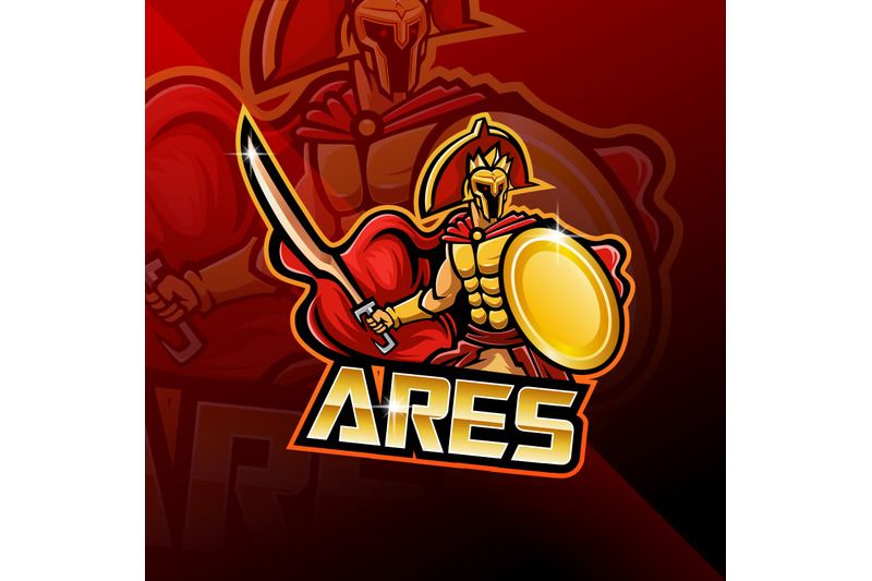 ares-esport-mascot-logo-design