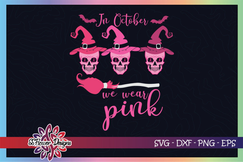 in-october-we-wear-pink-skull-witch