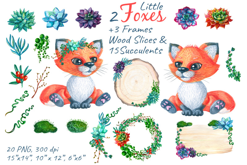 fox-woodland-watercolor-nursery