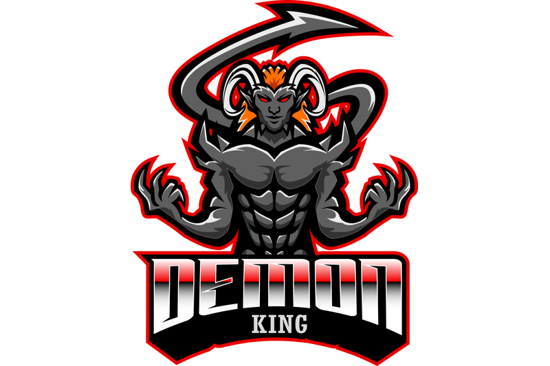 demon-king-esport-mascot-logo