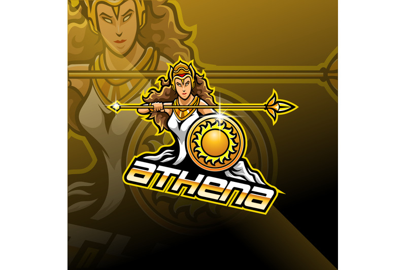 athena-esport-mascot-logo-design