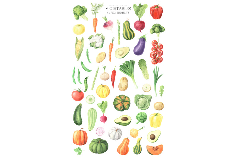 watercolor-vegetables-clipart