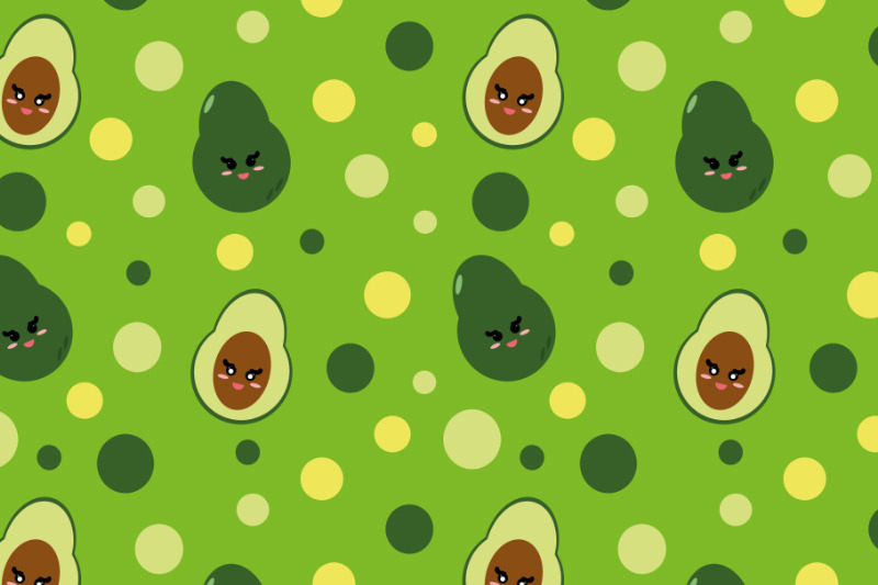 cute-avocado-seamless-pattern-flat-green