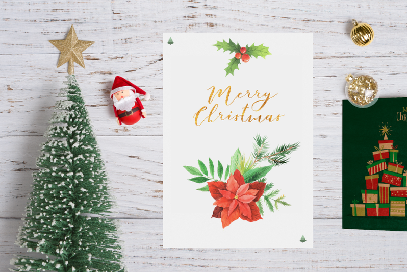 watercolor-christmas-floral-clipart