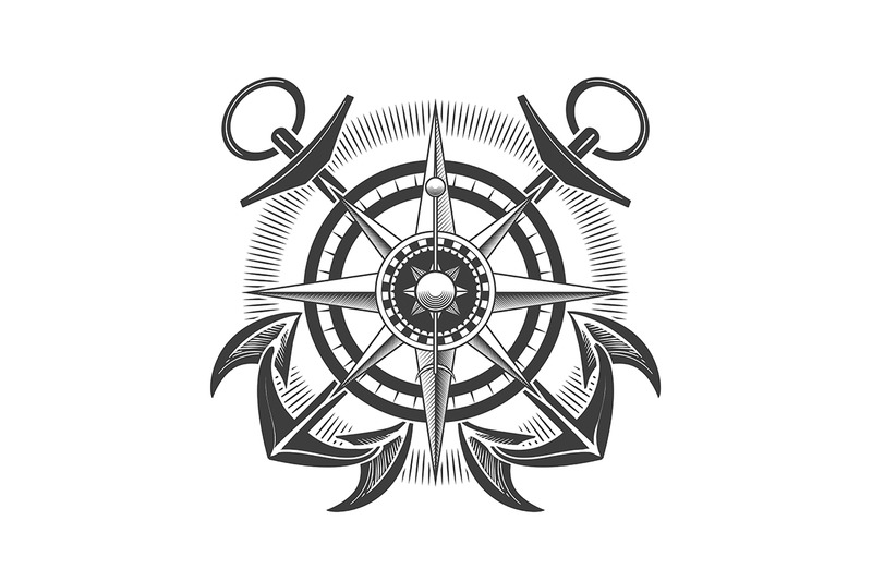 compass-wind-rose-with-anchors-nautical-emblem