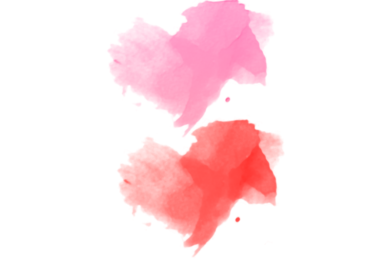 red-and-pink-stain