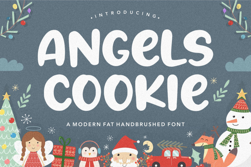 angels-cookie-modern-fat-handbrushed-font