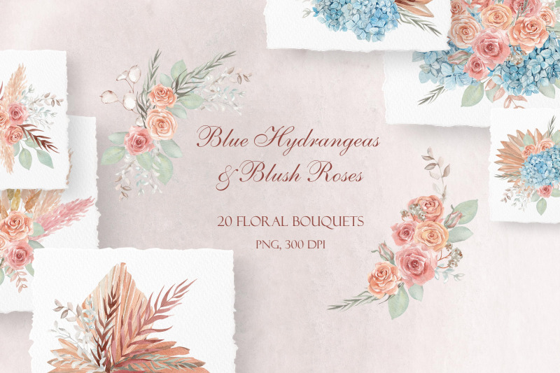 blue-hydrangeas-amp-blush-roses-wedding-bouquets-clipart