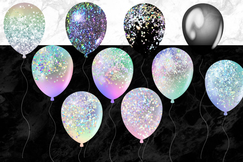 holographic-glitter-balloons-clipart