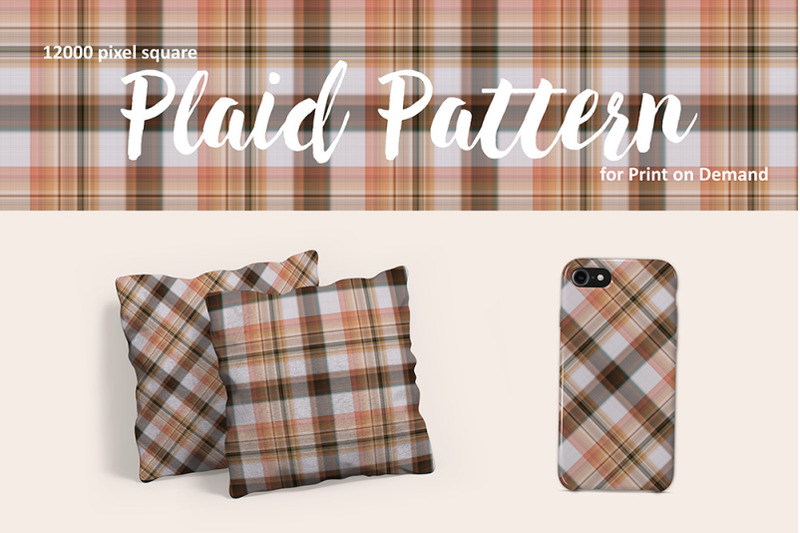 brown-and-tan-plaid-pattern-for-print-on-demand