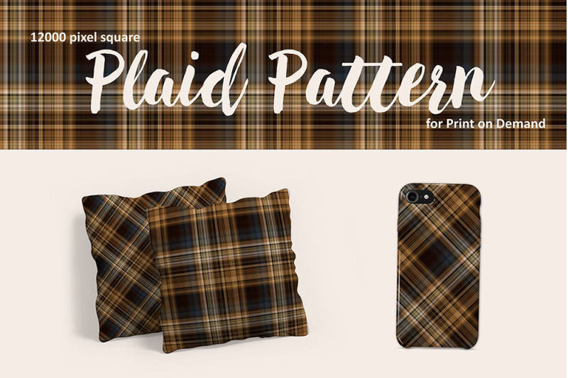 dark-brown-plaid-pattern-for-print-on-demand