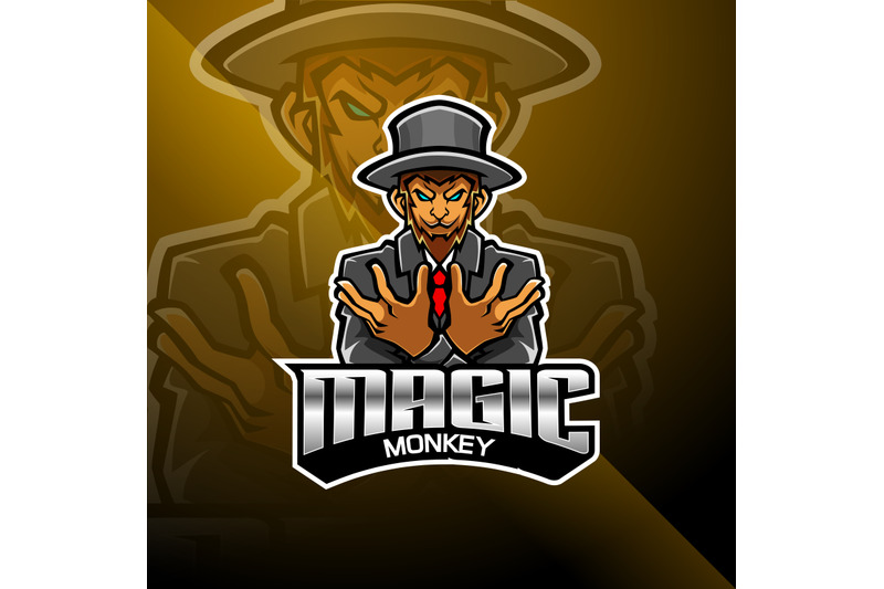 magic-monkey-esport-mascot-logo